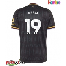 Camiseta Aston Villa Ibrahim Mbaye #19 Visitante Equipación 2026-27 manga corta